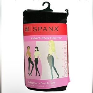 Spanx by Sara Blakely Tight-end Tights Patterned - Double Take Black Size E